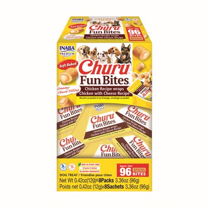 Churu Fun Bites Dog Treats Chicken Cheese 8 Pack