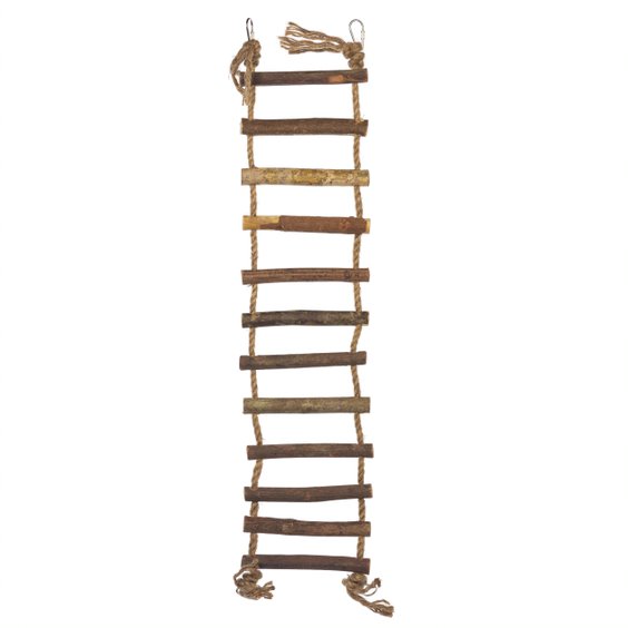 Prevue Bird Toy Hendryx Naturals Rope Bird Ladder Large 27.75''