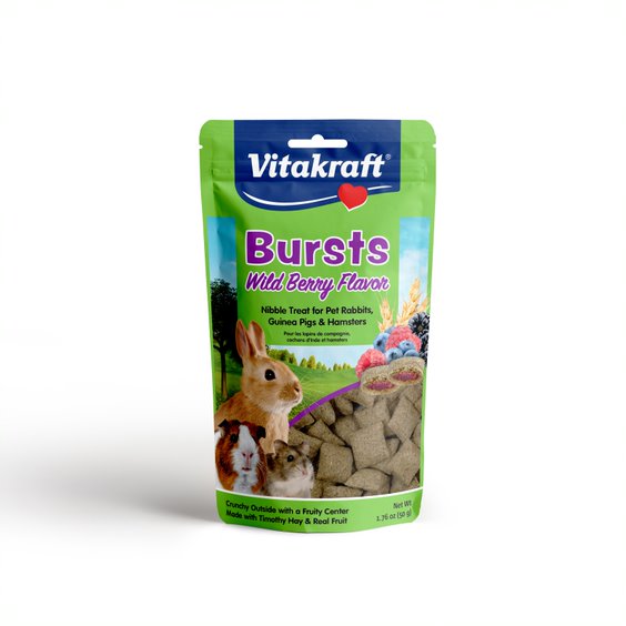 Vitakraft Bursts Wild Berry Treats For Small Animals 1.76oz