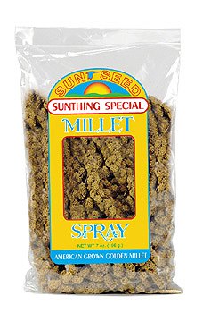 Sunseed Bird Treats Golden Millet Spray 7oz