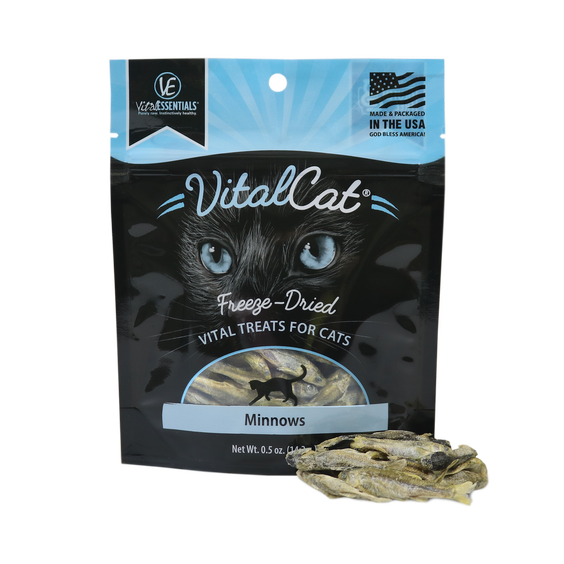 Vital Essentials Cat Treat Freeze Dried Minnows 0.5 oz