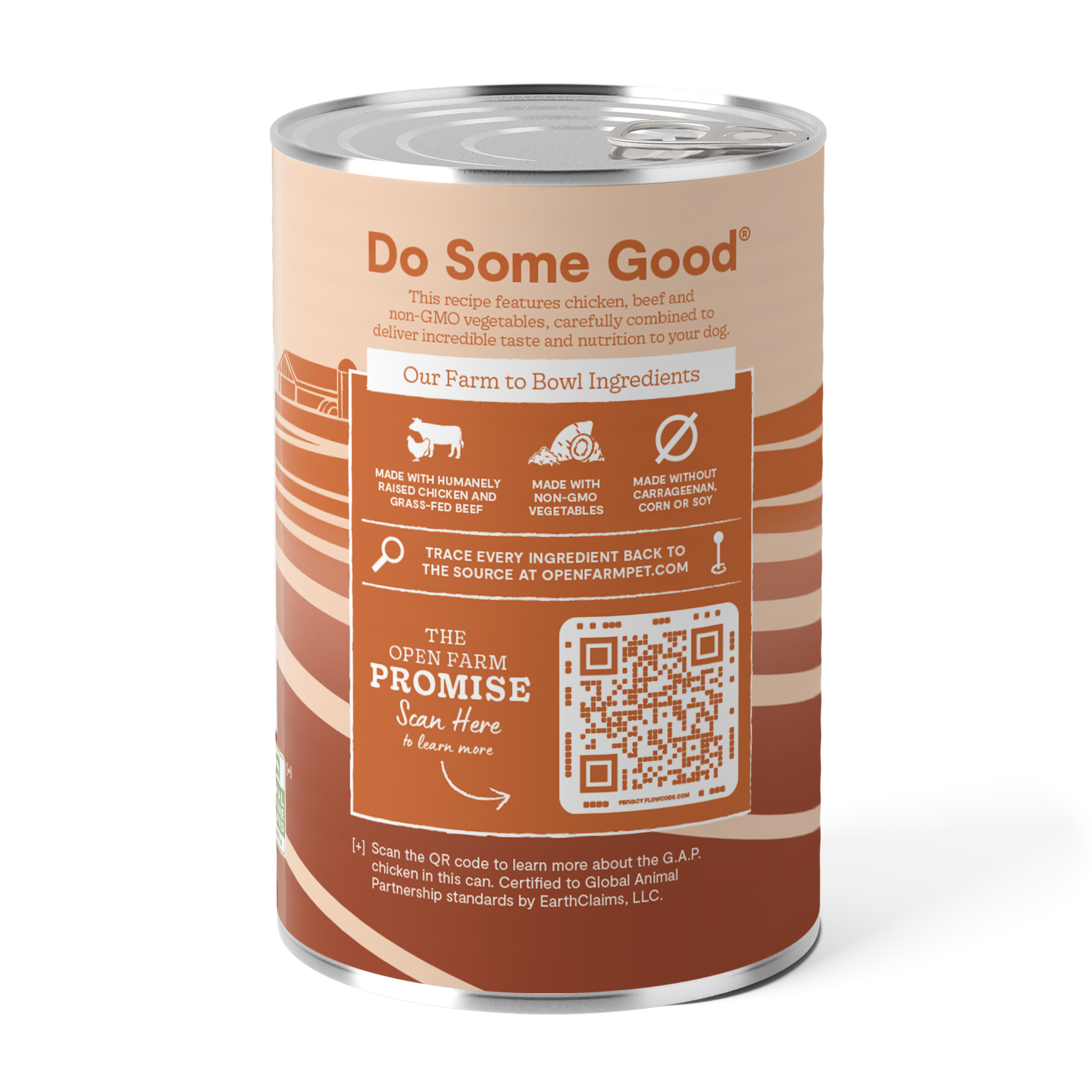 Open Farm Dog Grain Free Chicken & Beef Pate 12.5oz Can