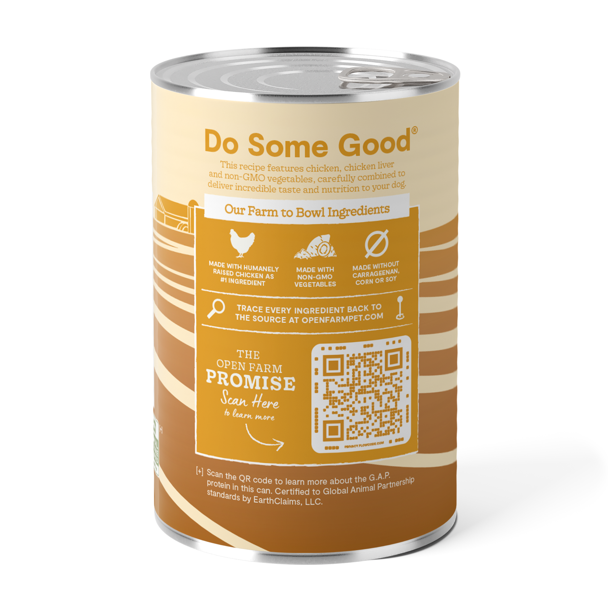 Open Farm Dog Grain Free Harvest Chicken Pate 12.5oz Can