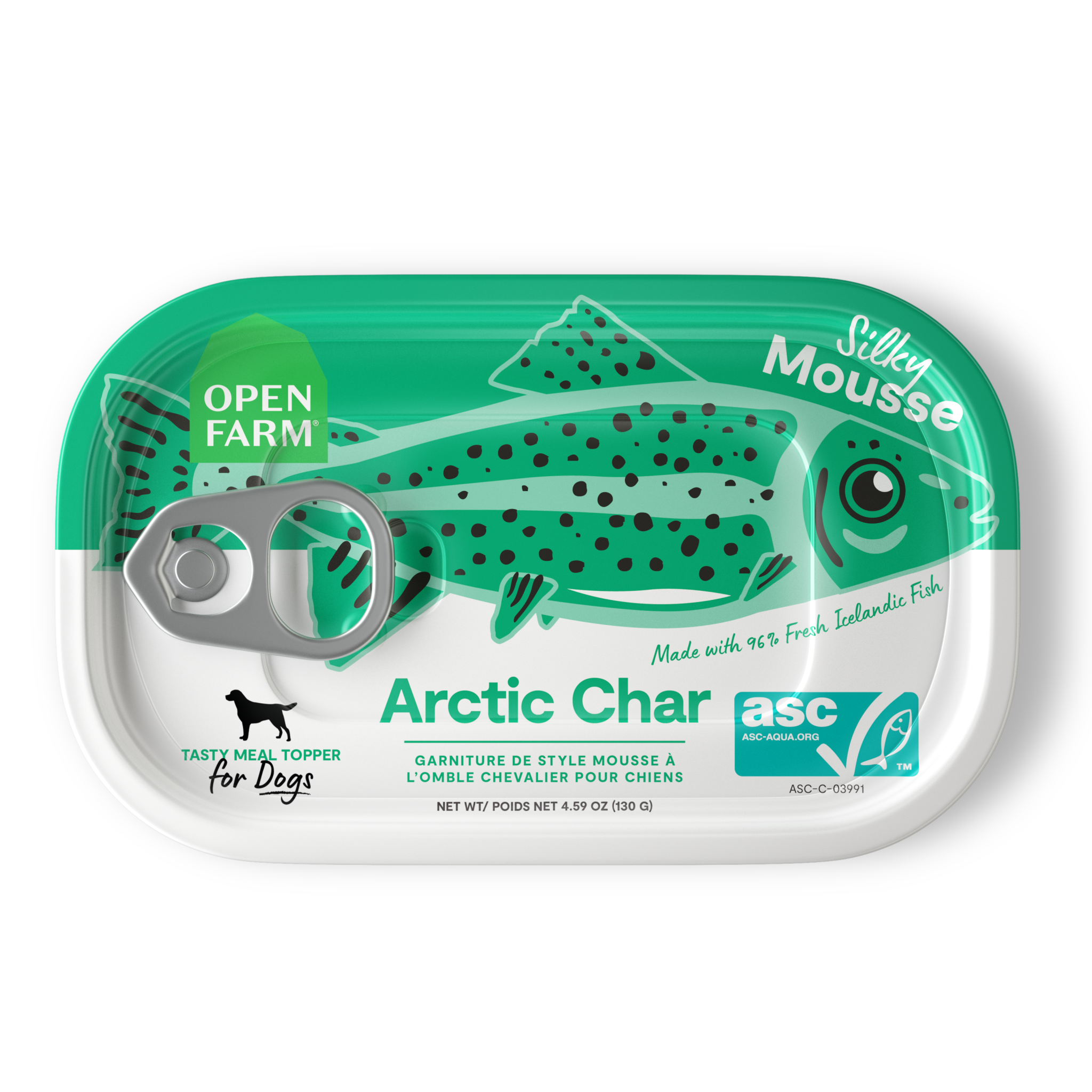 Open Farm Wet Dog Topper Arctic Char 4.59oz