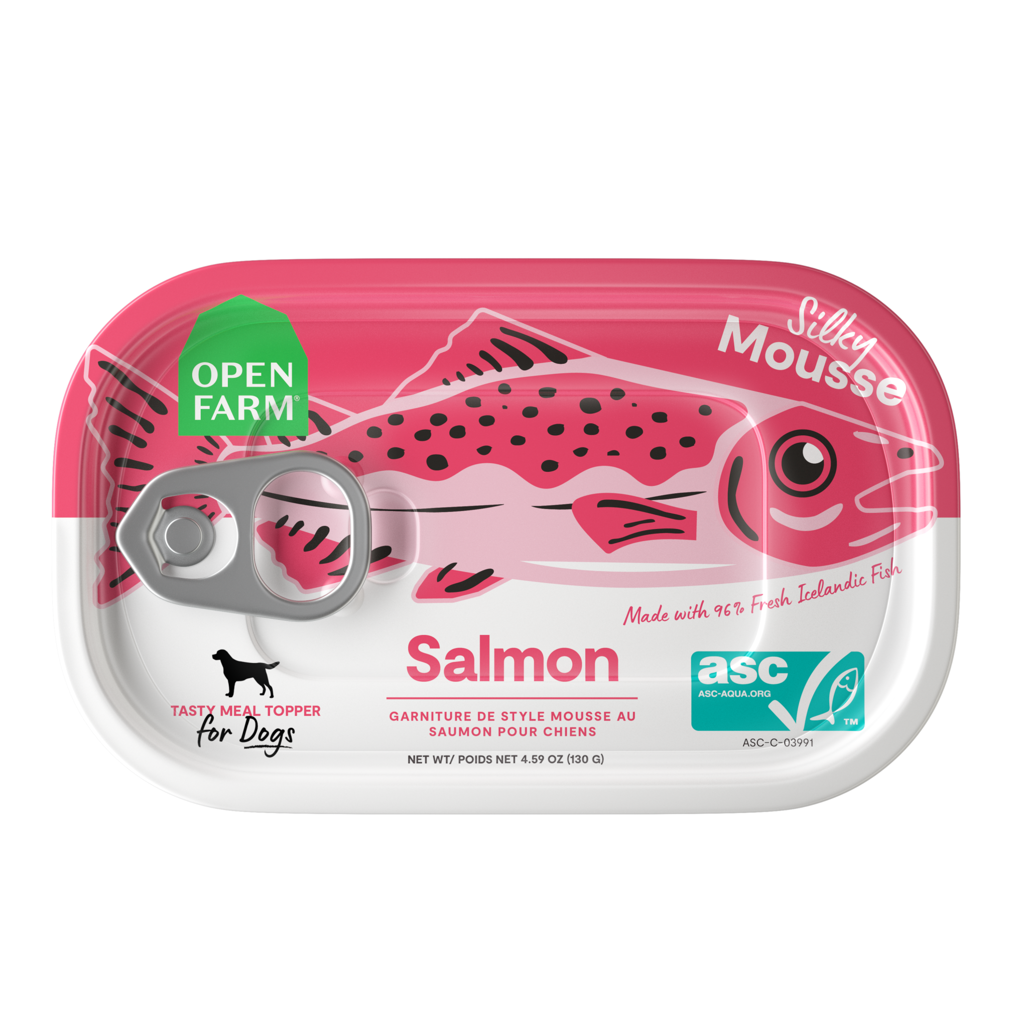 Open Farm Dog Food Topper Grain Free Salmon 4.59oz