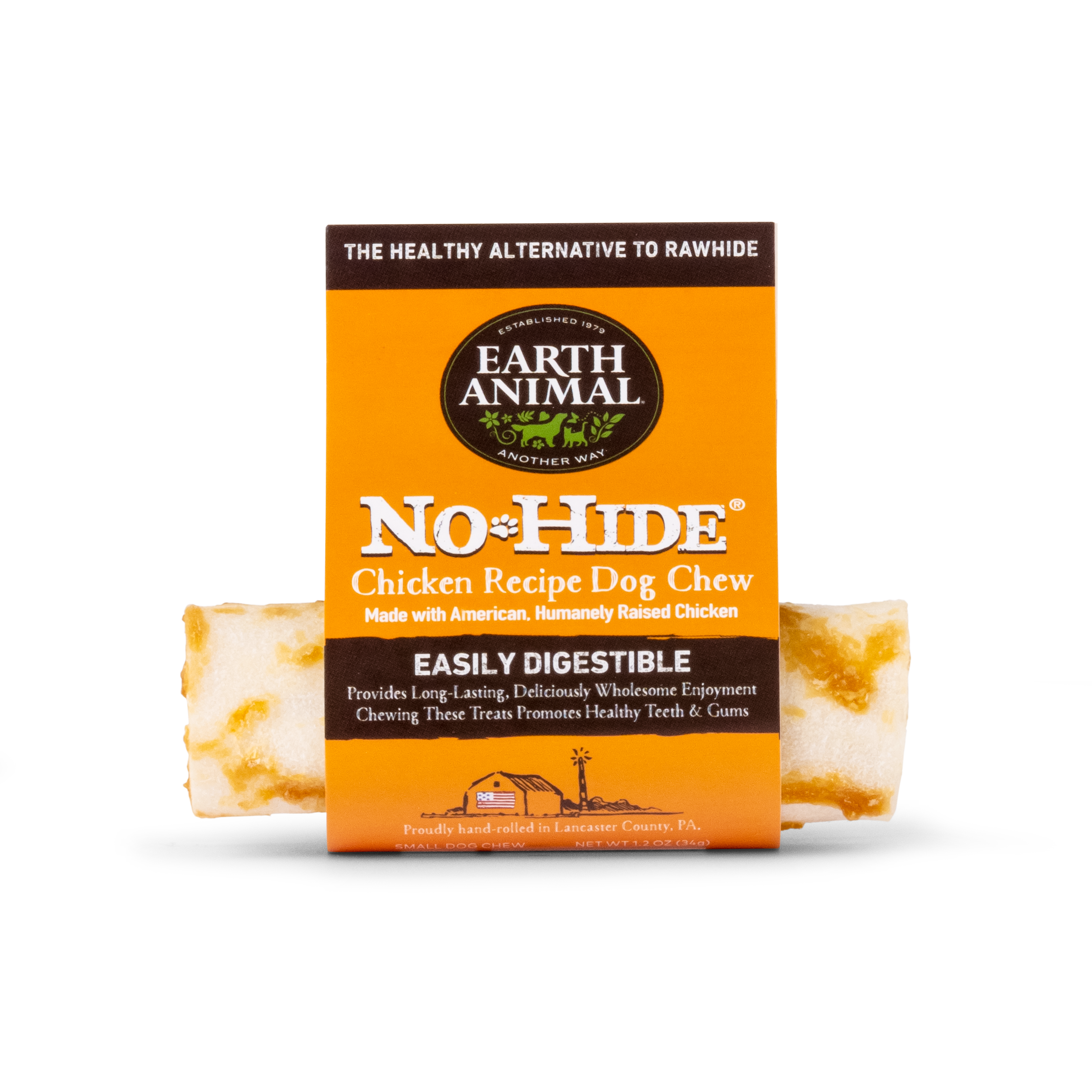 Earth Animal No Hide Dog Chew Chicken Small 1.2oz