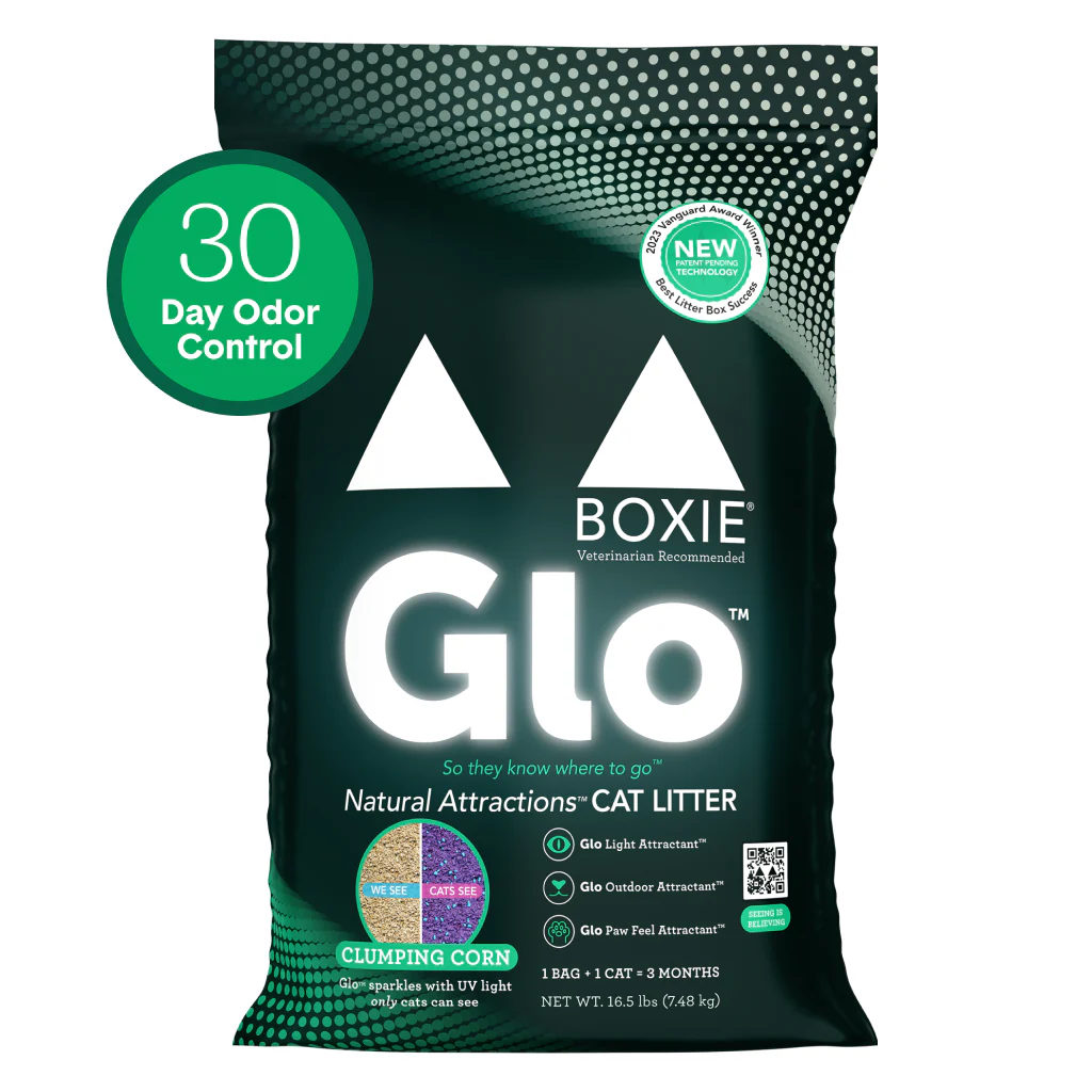 Boxiecat Glo Lightweight Attracting Clumping Corn Cat Litter 16.5#