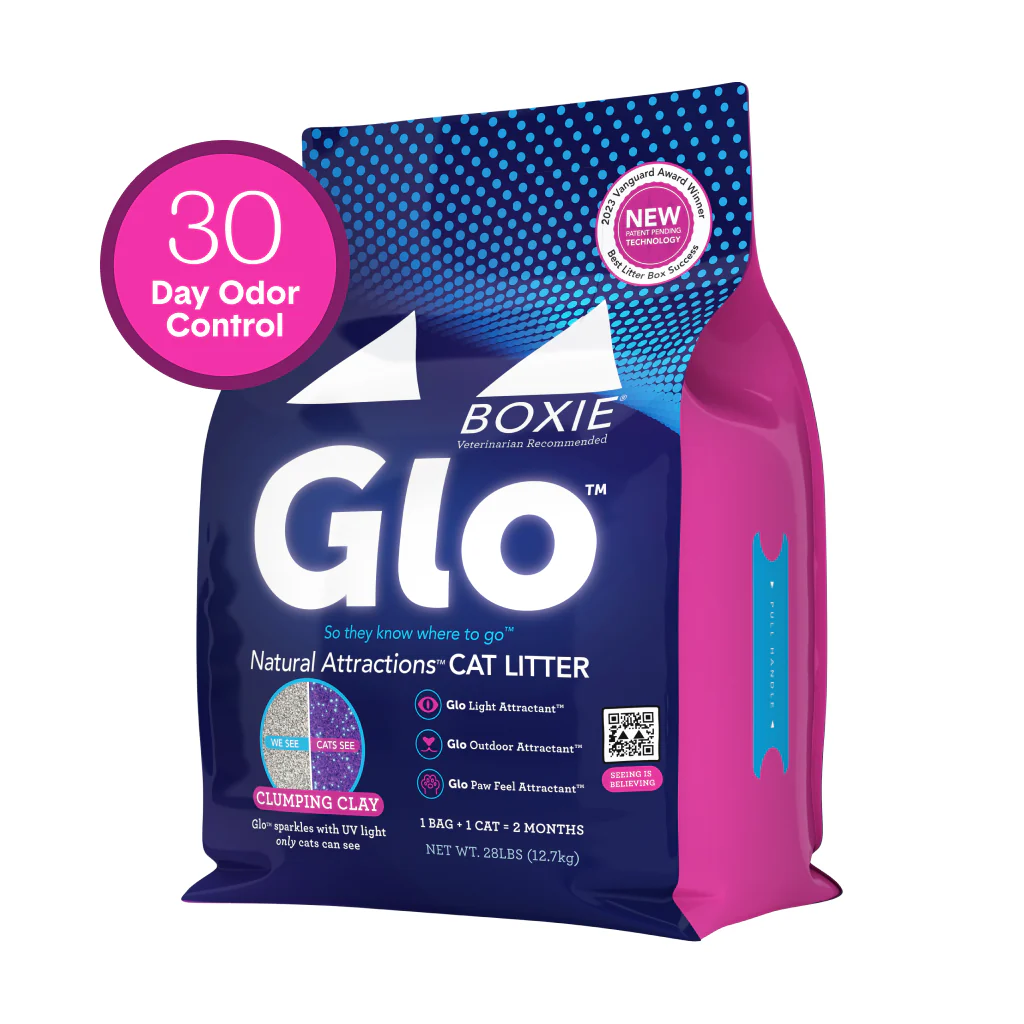 Boxiecat Glo Attracting Clumping Clay Cat Litter 28#