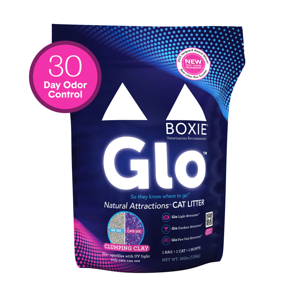 Boxiecat Glo Attracting Clumping Clay Cat Litter 16#