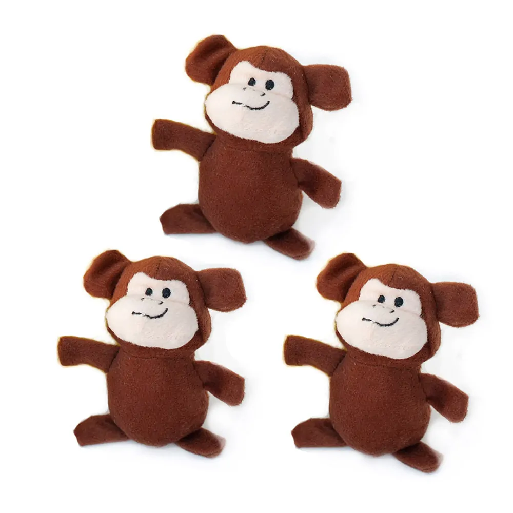 Zippy Paws Dog Toy Burrow Monkeys Refill