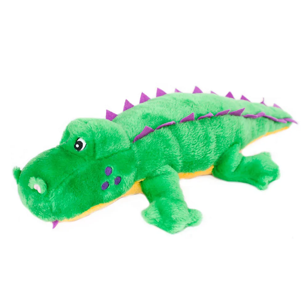 Zippy Paws Dog Toy Grunterz Alvin the Alligator