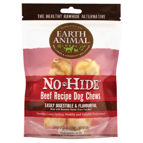 Earth Animal No Hide Dog Chew Beef Medium 2 Pack