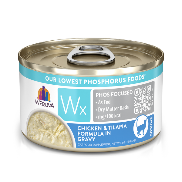 Weruva WX Cat Chicken & Tilapia In Gravy 3oz Can