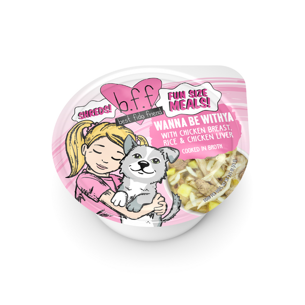Weruva BFF Dog Fun Size Meals Wanna Be Withya Chicken & Rice 2.75oz