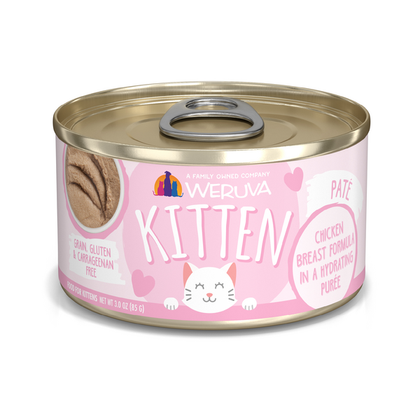 Weruva Kitten Chicken Breast Pate 3oz Can