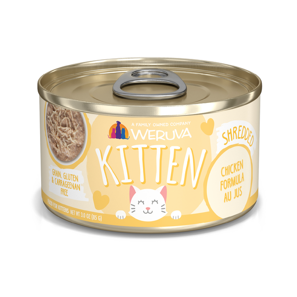 Weruva Kitten Chicken Au Jus 3oz Can