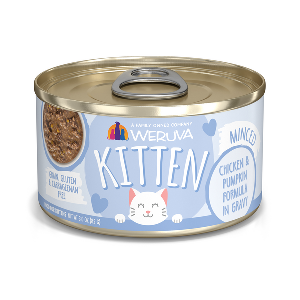Weruva Kitten Chicken & Pumpkin in Gravy 3oz Can