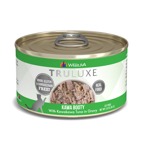 Weruva Truluxe Cat Kawa Booty Kawakawa Tuna in Gravy 3oz Can