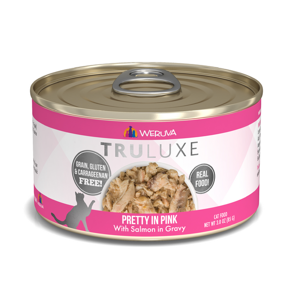 Weruva Truluxe Cat Pretty in Pink Salmon in Gravy 3oz Can
