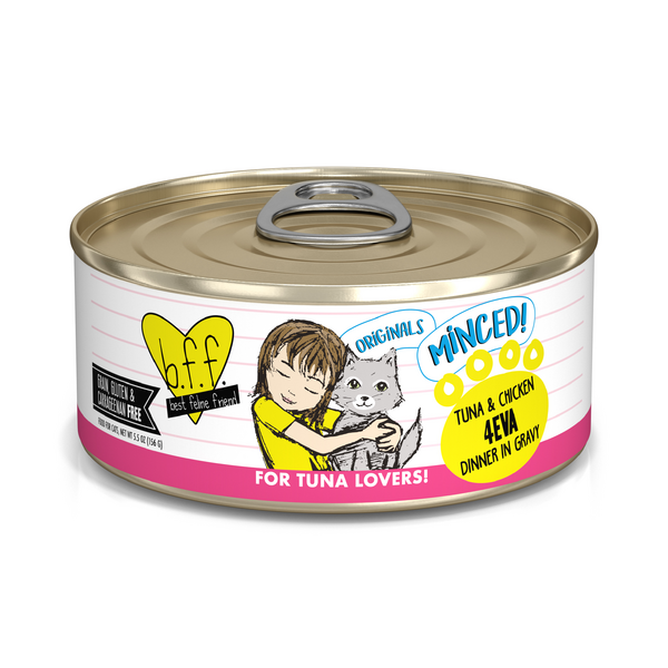 Weruva BFF Cat Tuna & Chicken 4EVA 5.5oz Can