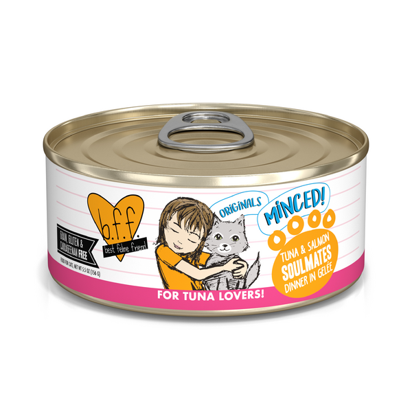 Weruva BFF Cat Tuna & Salmon Soulmates 5.5oz Can