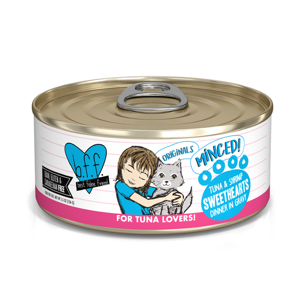 Weruva BFF Cat Tuna & Shrimp Sweethearts 5.5oz Can