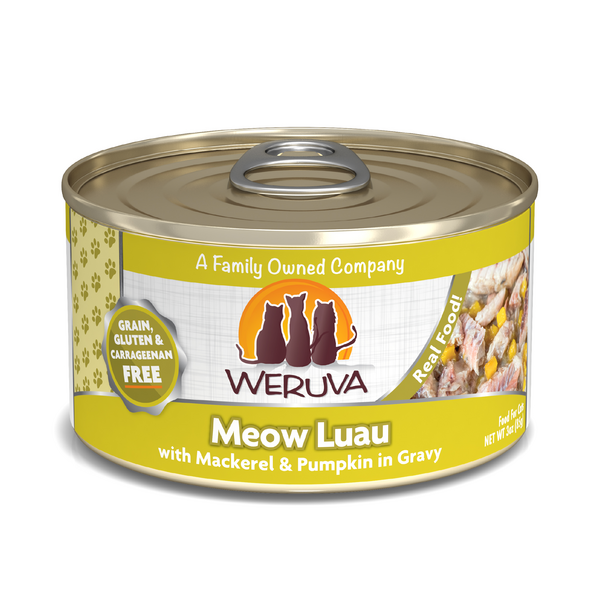 Weruva Cat Meow Luau Mackerel & Pumpkin 3oz Can