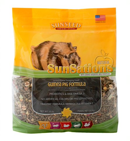 Sunseed Sunsations Natural Guinea Pig 3.5#