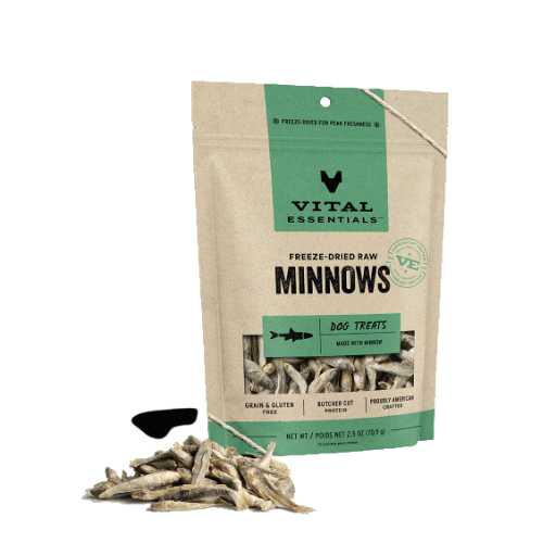 Vital Essentials Dog Treat Freeze Dried Raw Minnows 2.5oz