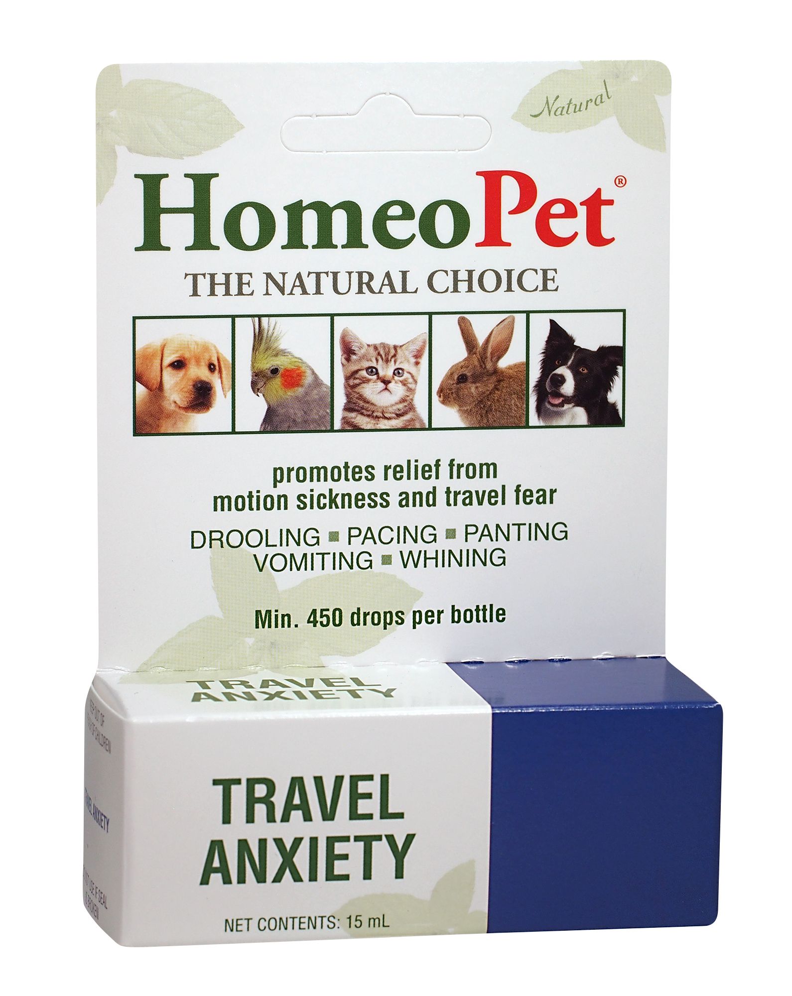 HomeoPet Travel Drops for Behavior / Anxiety / Stress 15ML