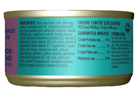 Tiki Cat Pate Tuna & Crab in Tuna Broth 2.8oz Can