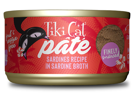 Tiki Cat Pate Sardines in Broth 2.8oz Can