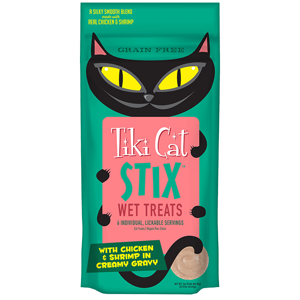 Tiki Cat Stix Treats Chicken & Shrimp Mousse 3oz