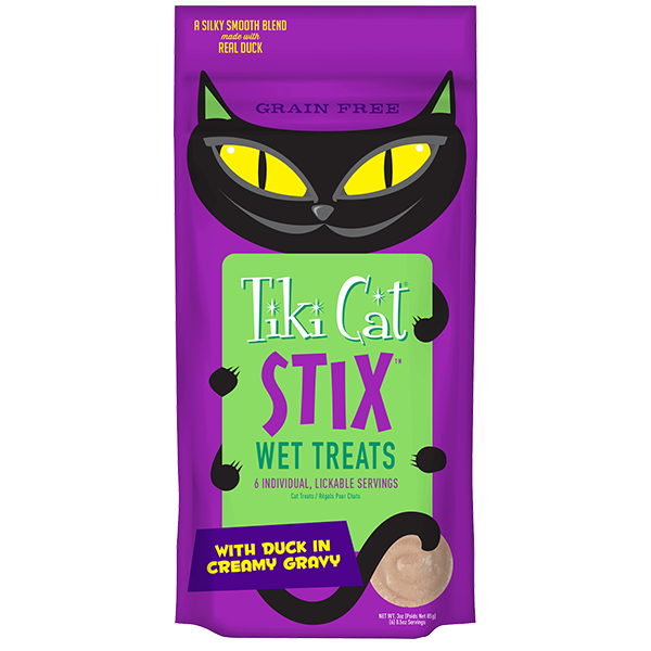 Tiki Cat Stix Treats Duck Mousse 3oz