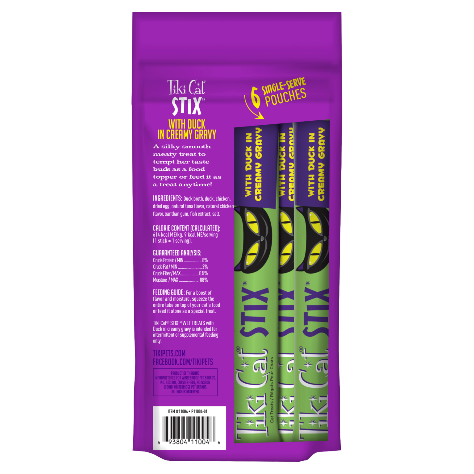Tiki Cat Stix Treats Duck Mousse 3oz