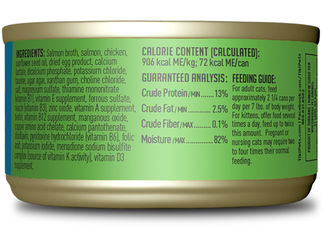 Tiki Cat Pate Salmon & Chicken in Salmon Broth 2.8oz Can