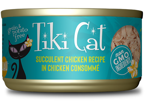 Tiki Cat Puka Luau Chicken in Chicken Consomme 2.8oz Can