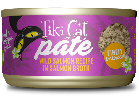Tiki Cat Pate Salmon in Salmon Broth 2.8oz Can