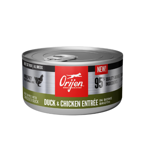 Orijen Cat Food Duck & Chicken In Bone Broth Can 3oz