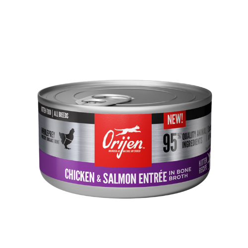 Departments - Orijen Cat Food Kitten Chicken & Salmon In Bone Broth Can 3oz