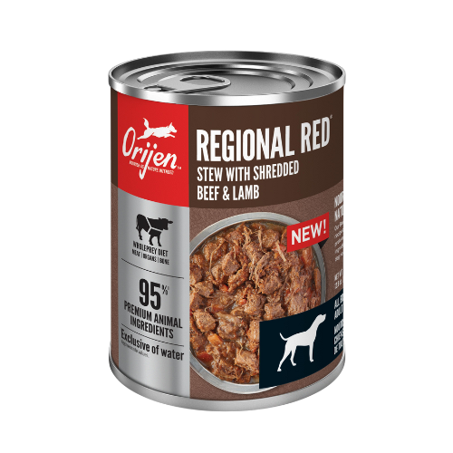 Orijen Wet Dog Regional Red Stew Shredded Beef & Lamb 12.8oz Can