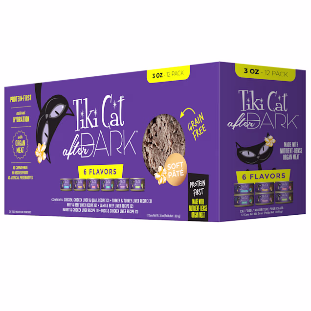 Tiki Cat After Dark Pate 3oz Cans Variety 12pk