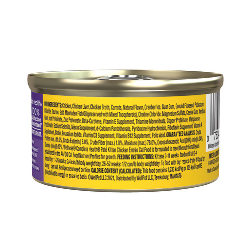 Wellness Complete Health Kitten Chicken Pate 5.5oz Can