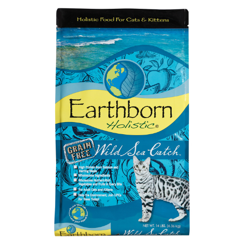 Earthborn Holistic Cat Grain Free Sea Catch Salmon Herring 14#