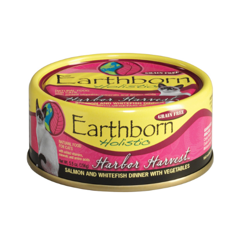 Earthborn Holistic Cat Grain Free Harbor Harvest Salmon Whitefish 5.5oz