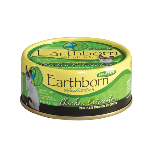 Earthborn Holistic Cat Grain Free Chicken Catcciatori with Gravy 5.5oz can