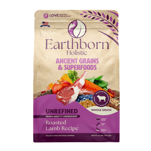 Earthborn Holistic Unrefined Dog Ancient Grain Lamb 25#
