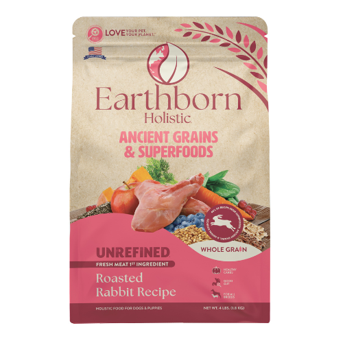 Earthborn Holistic Unrefined Dog Ancient Grain Rabbit 4#