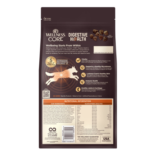 Wellness CORE Dog Digestive Health Chicken & Rice 24#