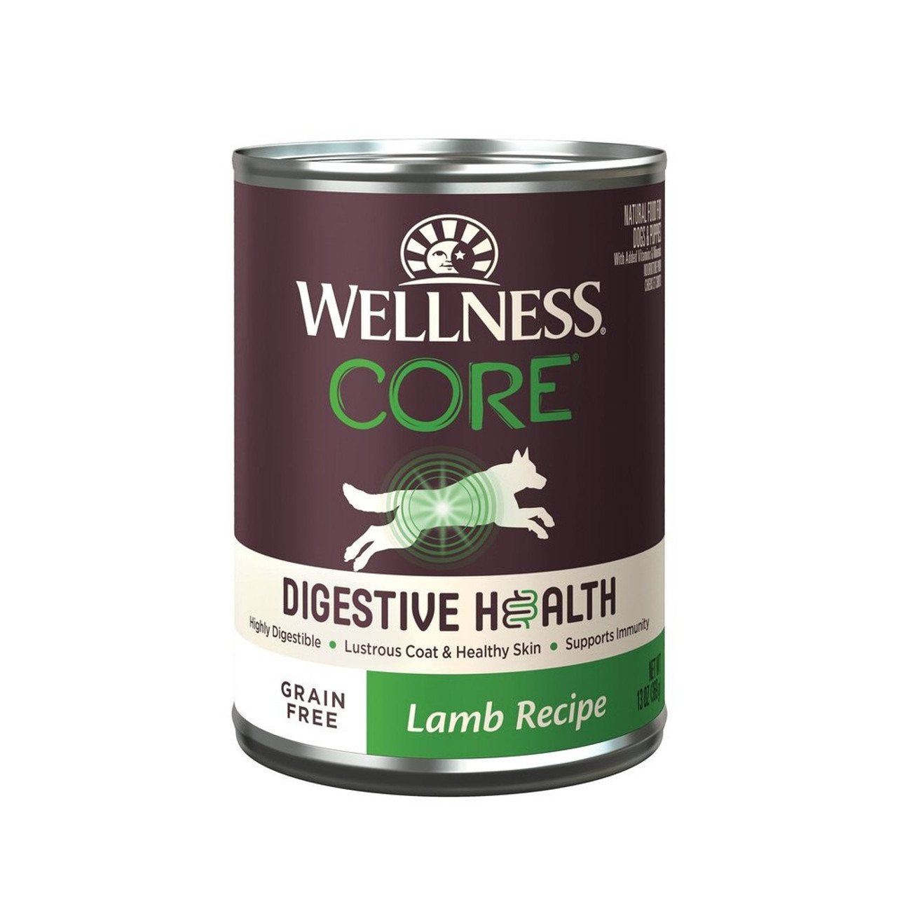 Wellness Dog Food CORE Digestive Health Grain Free Lamb Can 13oz